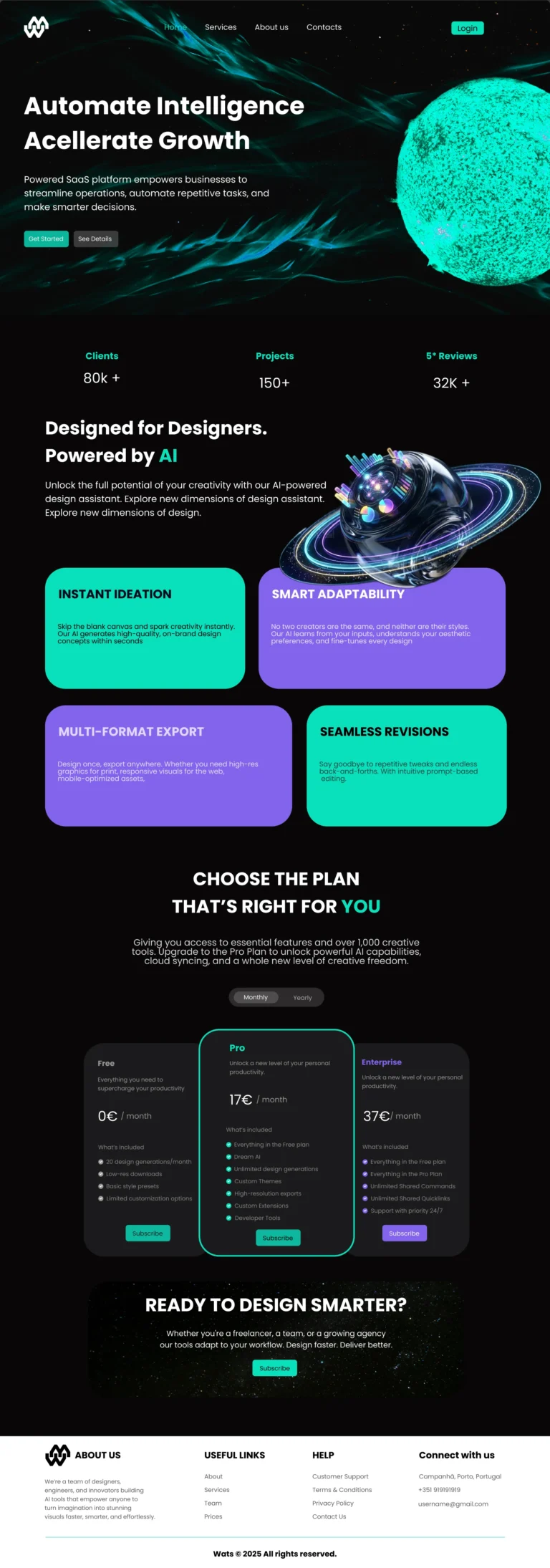 WOTS Web design concept